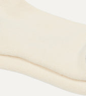Rototo And Purple Cotton Crew Socks