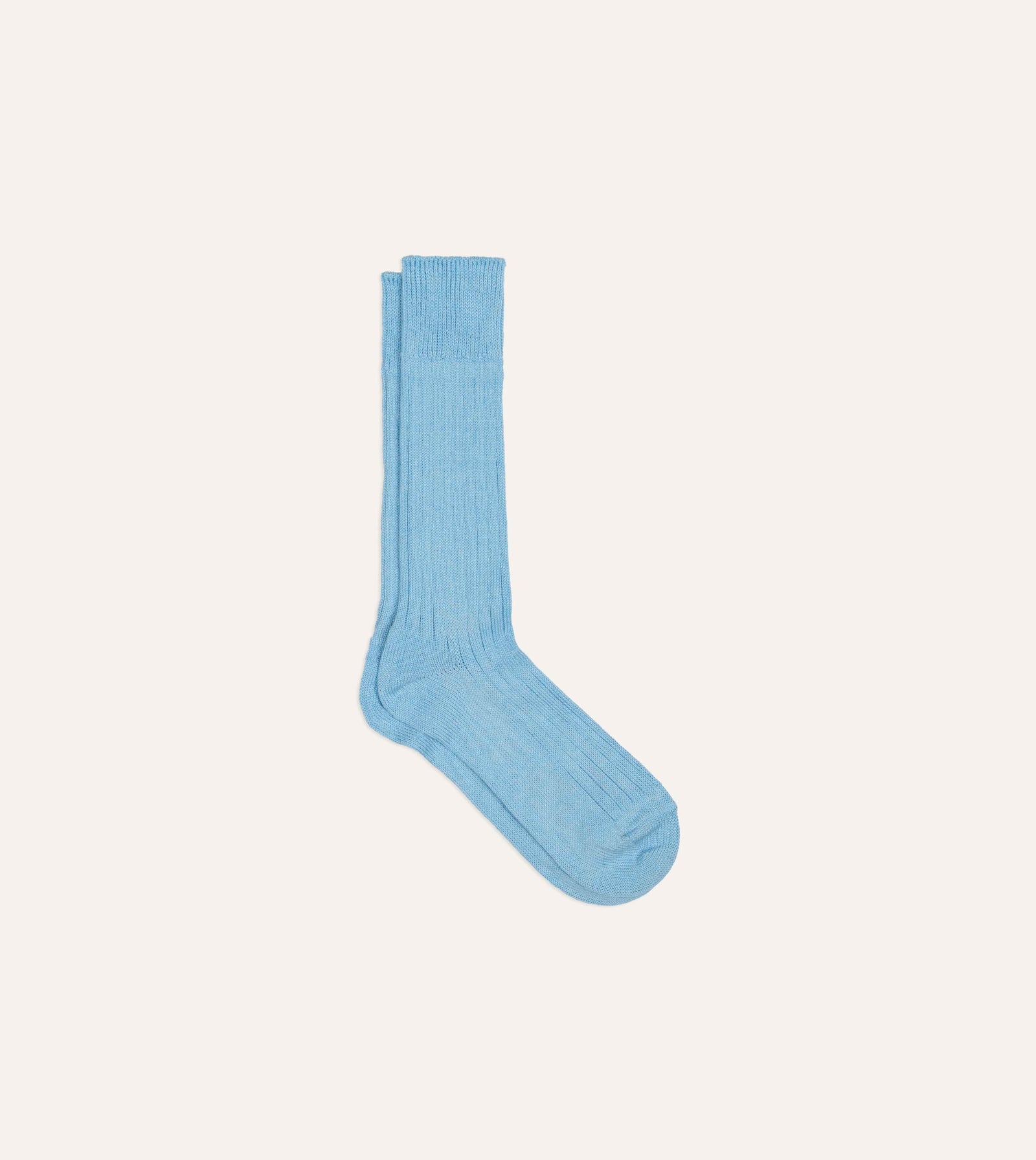 Rototo Linen Cotton Ribbed Socks