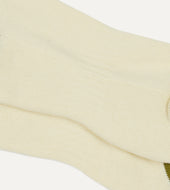 Yellow And Orange Striped Sport Socks