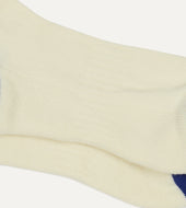 Yellow And Green Striped Sport Socks