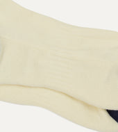 Red And Yellow Striped Sport Socks