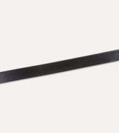 Unlined Bridle Leather Belt With Brass Buckle