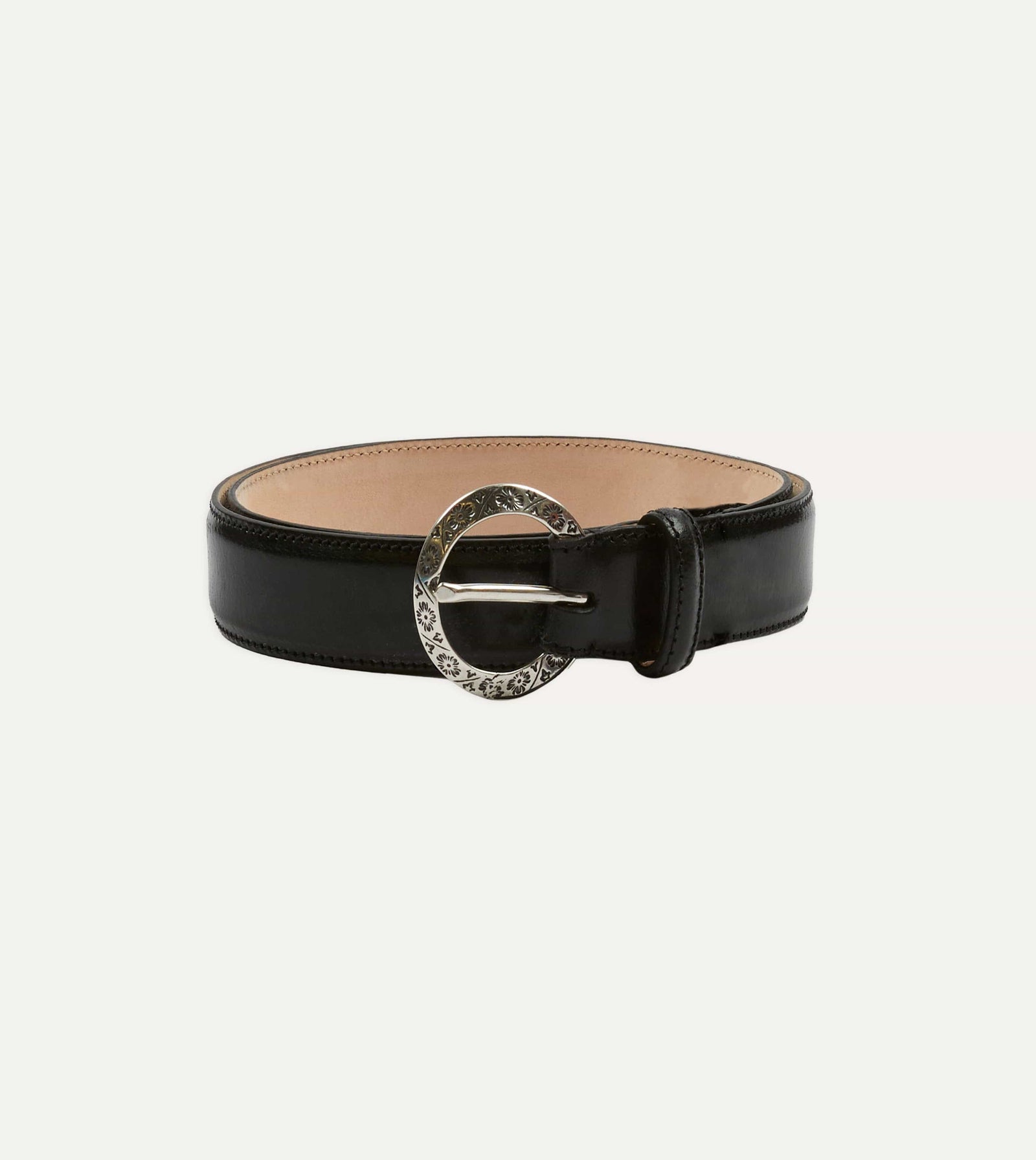Bridle Calf Leather Western Belt