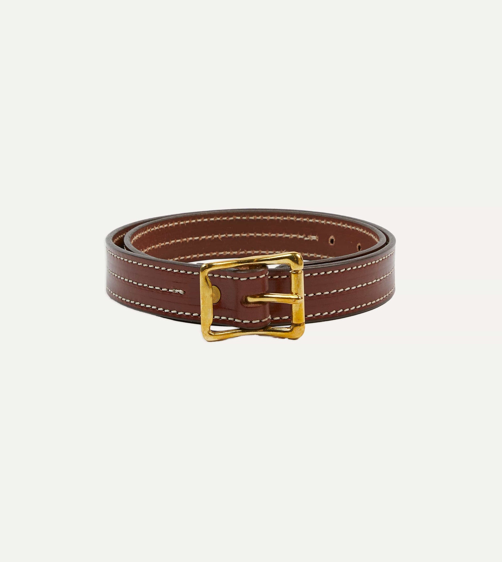 Yuketen Triple Stitched Leather Belt