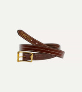 Yuketen Triple Stitched Leather Belt