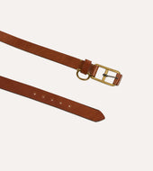 Yuketen Buck Stitched D Ring Belt