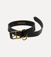 Yuketen Stitched D Ring Belt