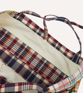 Patchwork Madras Cotton Tote Bag