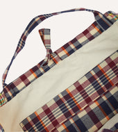 Patchwork Madras Cotton Tote Bag