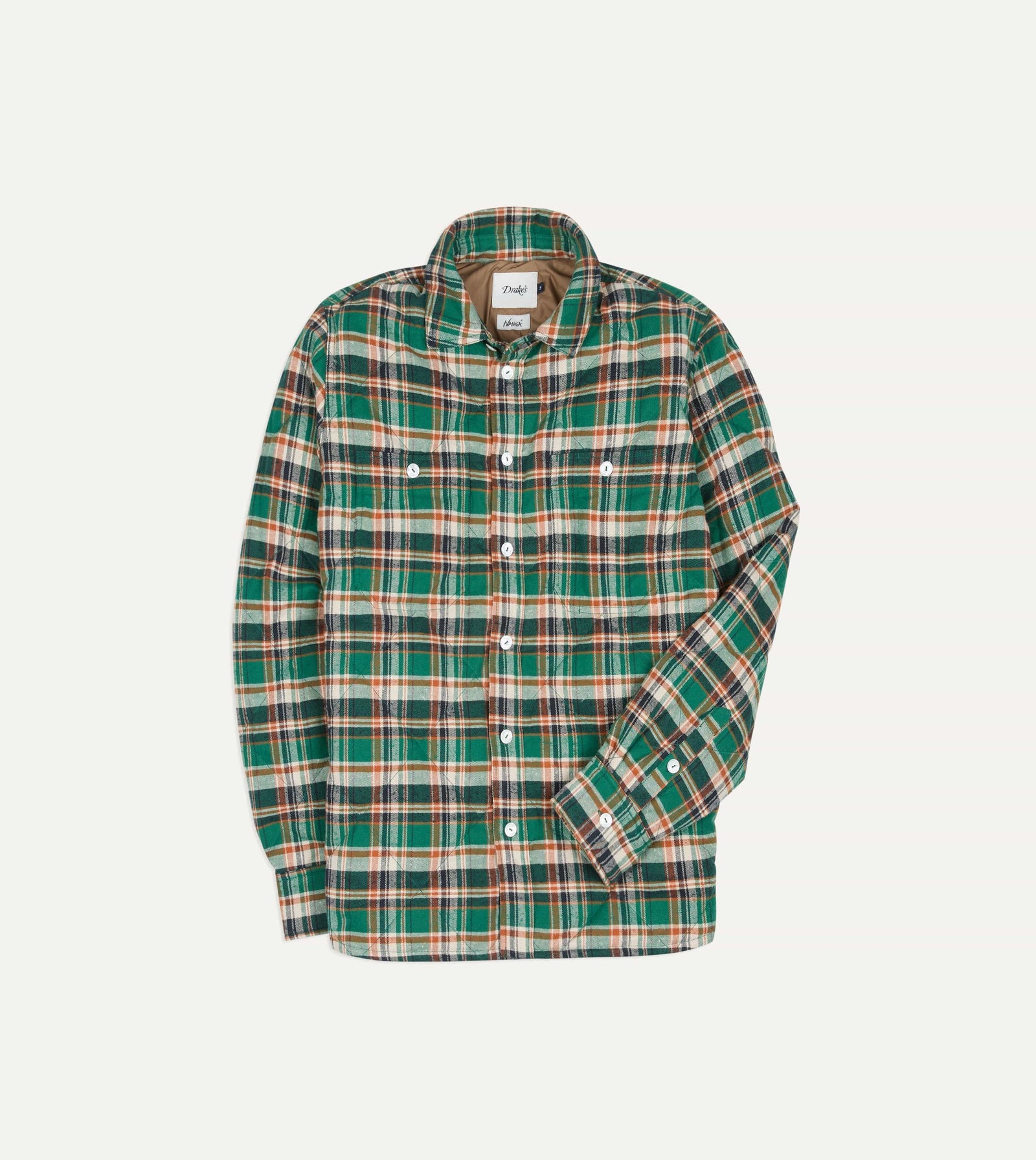Drake S By Nanga Quilted Work Shirt
