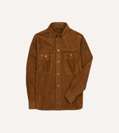 Raw Suede Overshirt