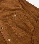 Raw Suede Overshirt