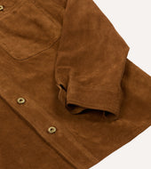 Raw Suede Overshirt