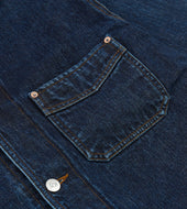 Wash Selvedge Denim Five Pocket Chore Jacket