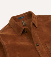 Heavyweight Suede Five Pocket Chore Jacket