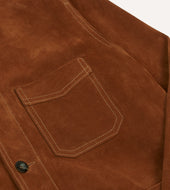 Heavyweight Suede Five Pocket Chore Jacket
