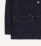 Rinse Denim Five Pocket Chore Jacket