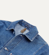 Bleach Wash Selvedge Five Pocket Chore Jacket