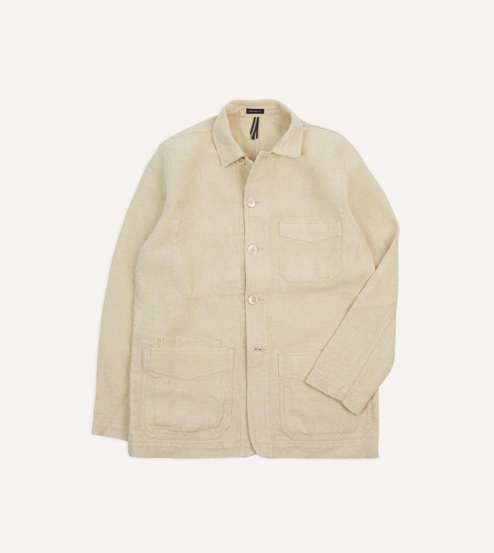 Linen Five Pocket Chore Jacket