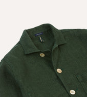 Green Linen Five Pocket Chore Jacket