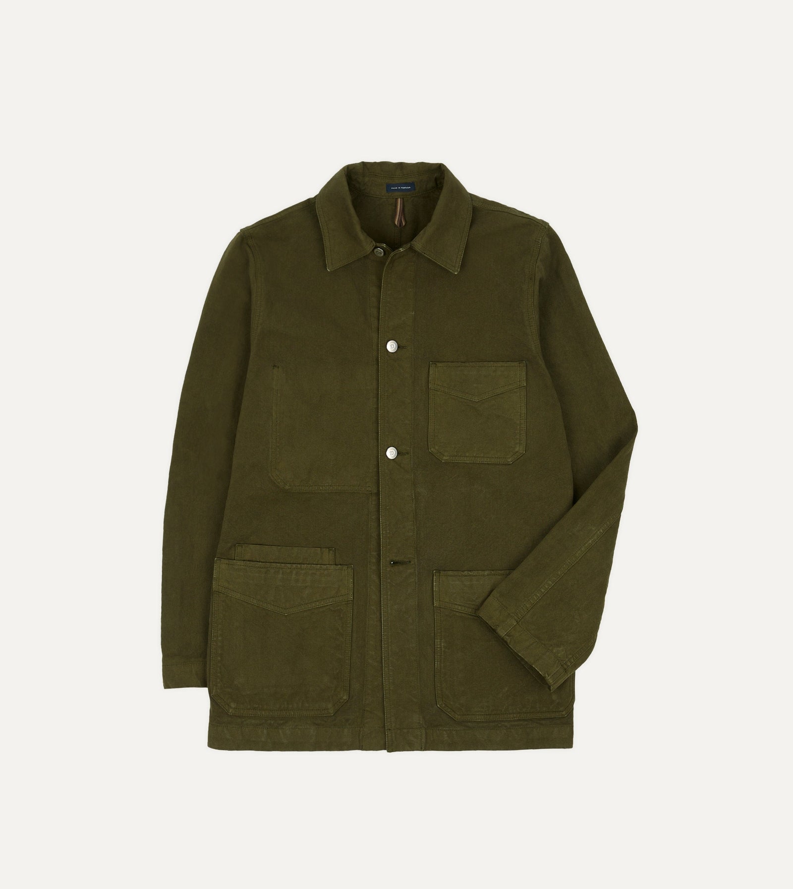 Cotton Duck Canvas Five Pocket Chore Jacket