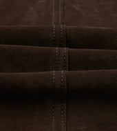 Brown Heavyweight Suede Five Pocket Chore Jacket