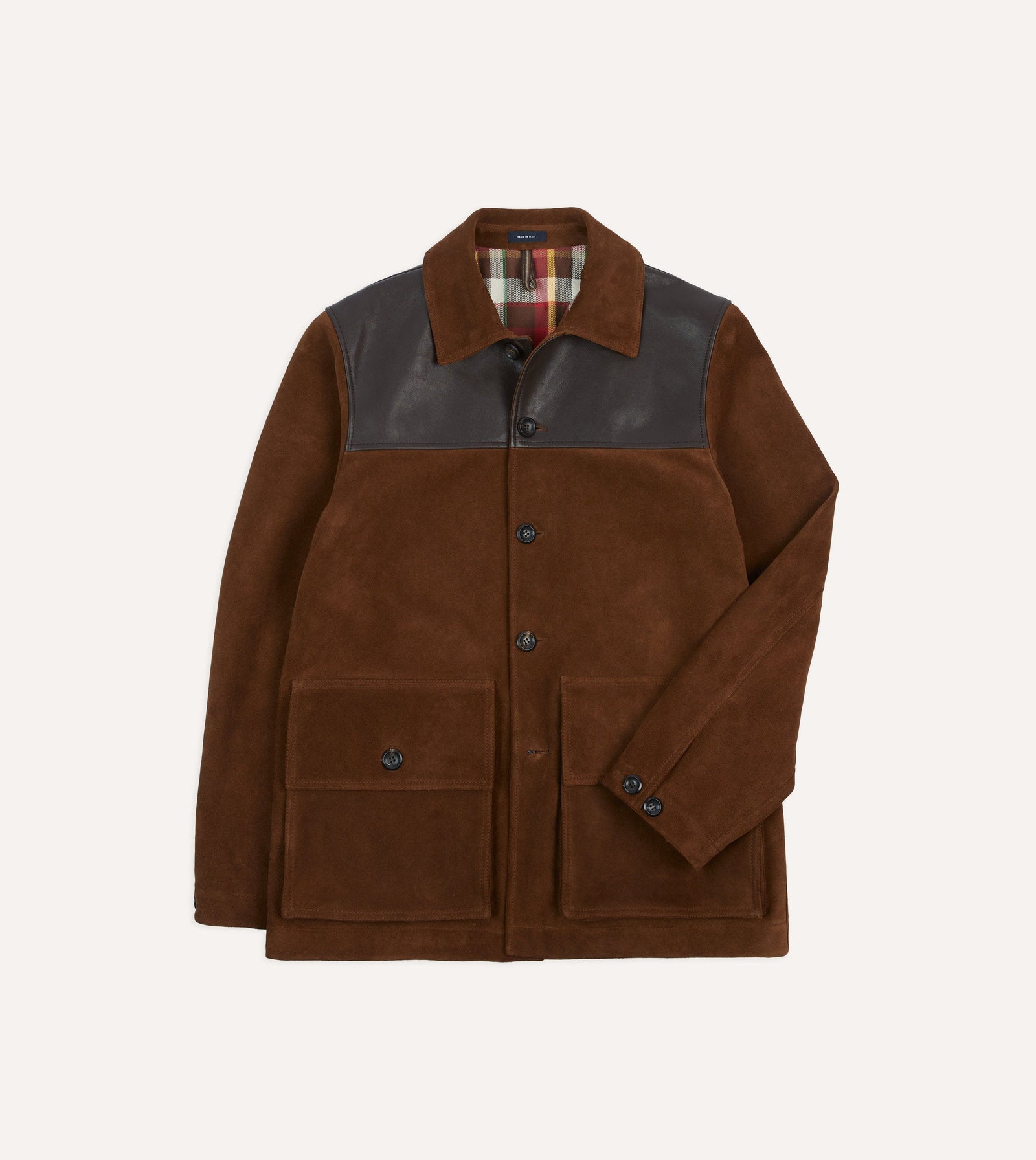 Suede And Leather Donkey Jacket