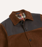 Suede And Leather Donkey Jacket