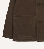 Cotton Double Breasted Chore Coat