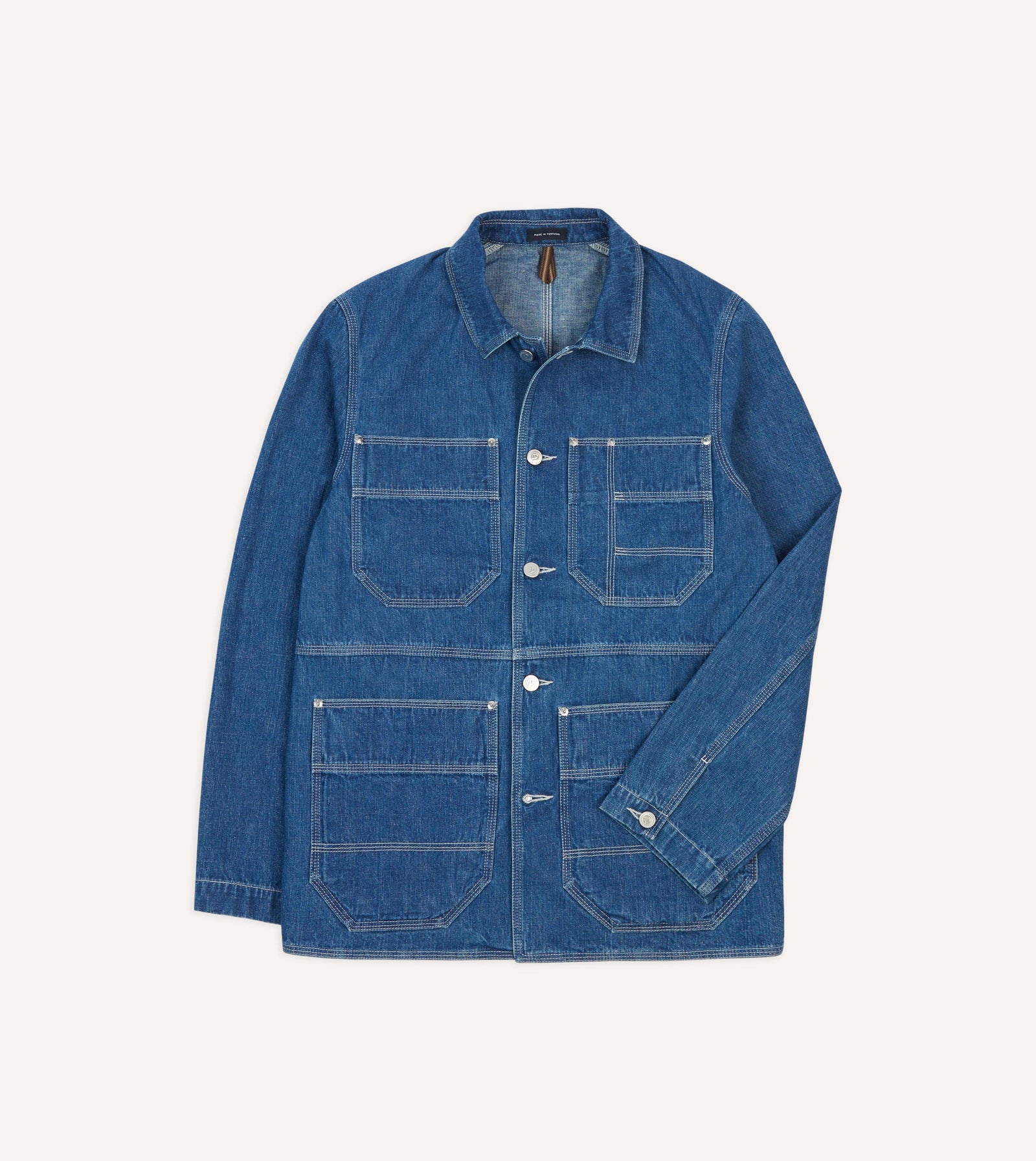 Wash Selvedge Denim Welder Jacket