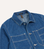 Wash Selvedge Denim Welder Jacket