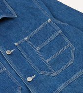 Wash Selvedge Denim Welder Jacket