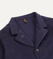Cotton Canvas Utility Blazer