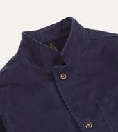 Cotton Canvas Utility Blazer