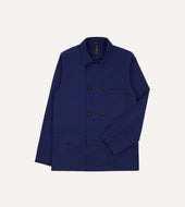 Cotton Serge Double Breasted Chore Coat