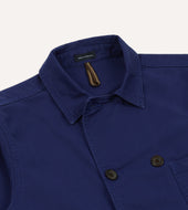 Cotton Serge Double Breasted Chore Coat