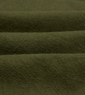 Green Cotton Linen Raglan Work Coat