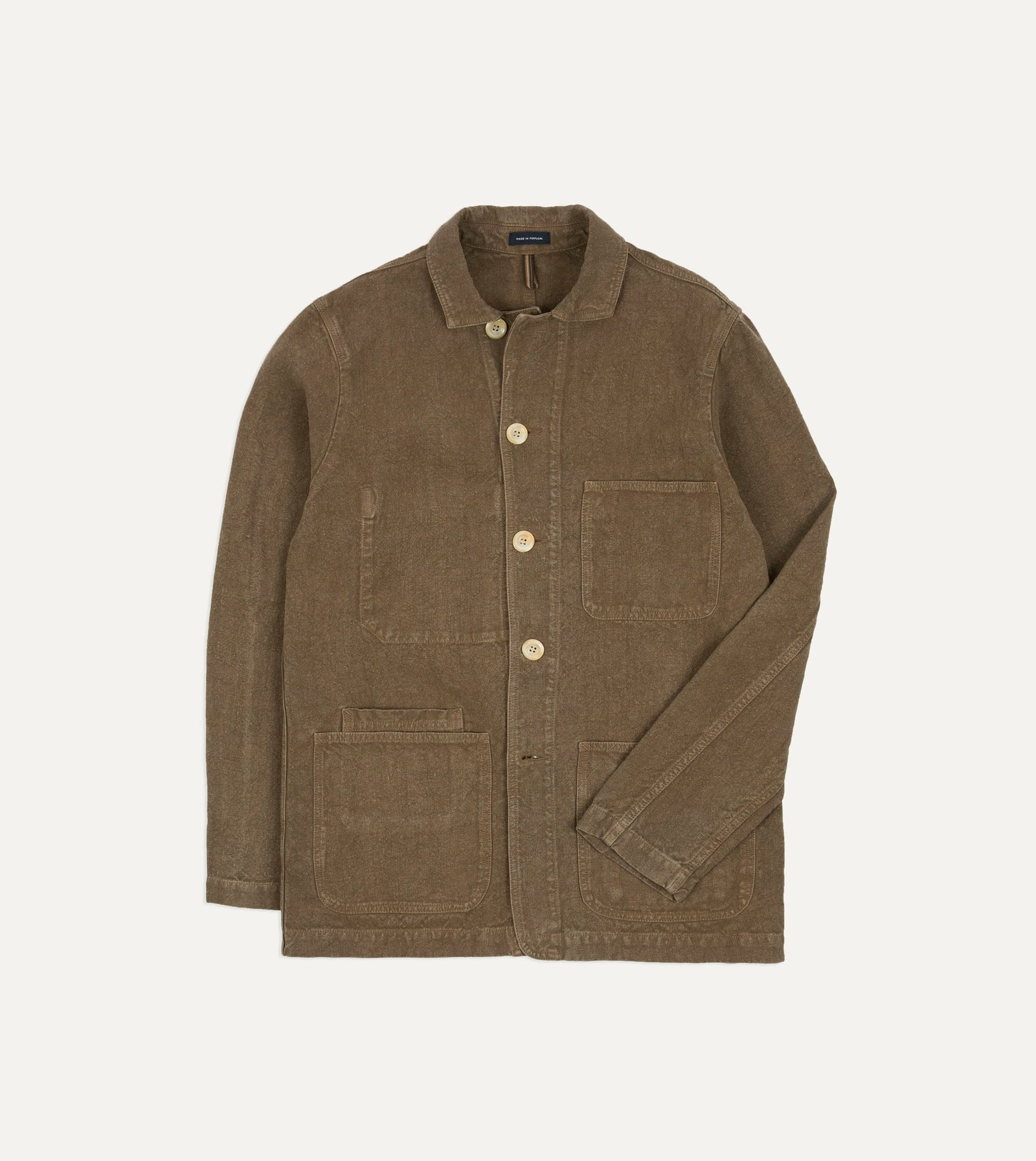 Linen Five Pocket Chore Jacket