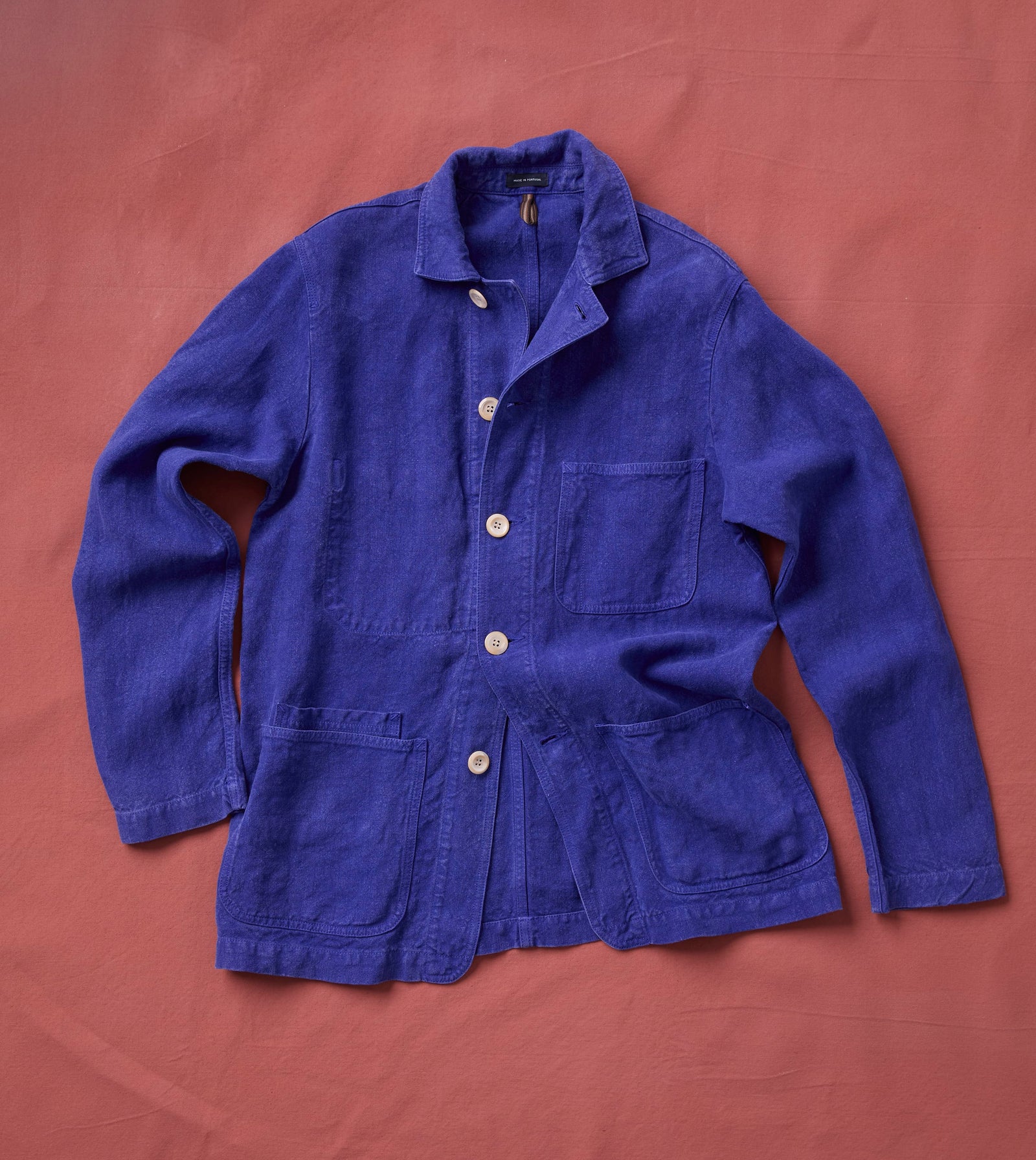 Linen Five Pocket Chore Jacket