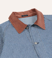 Stripe Denim Field Jacket