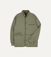 Herringbone Cotton Artist Chore Jacket