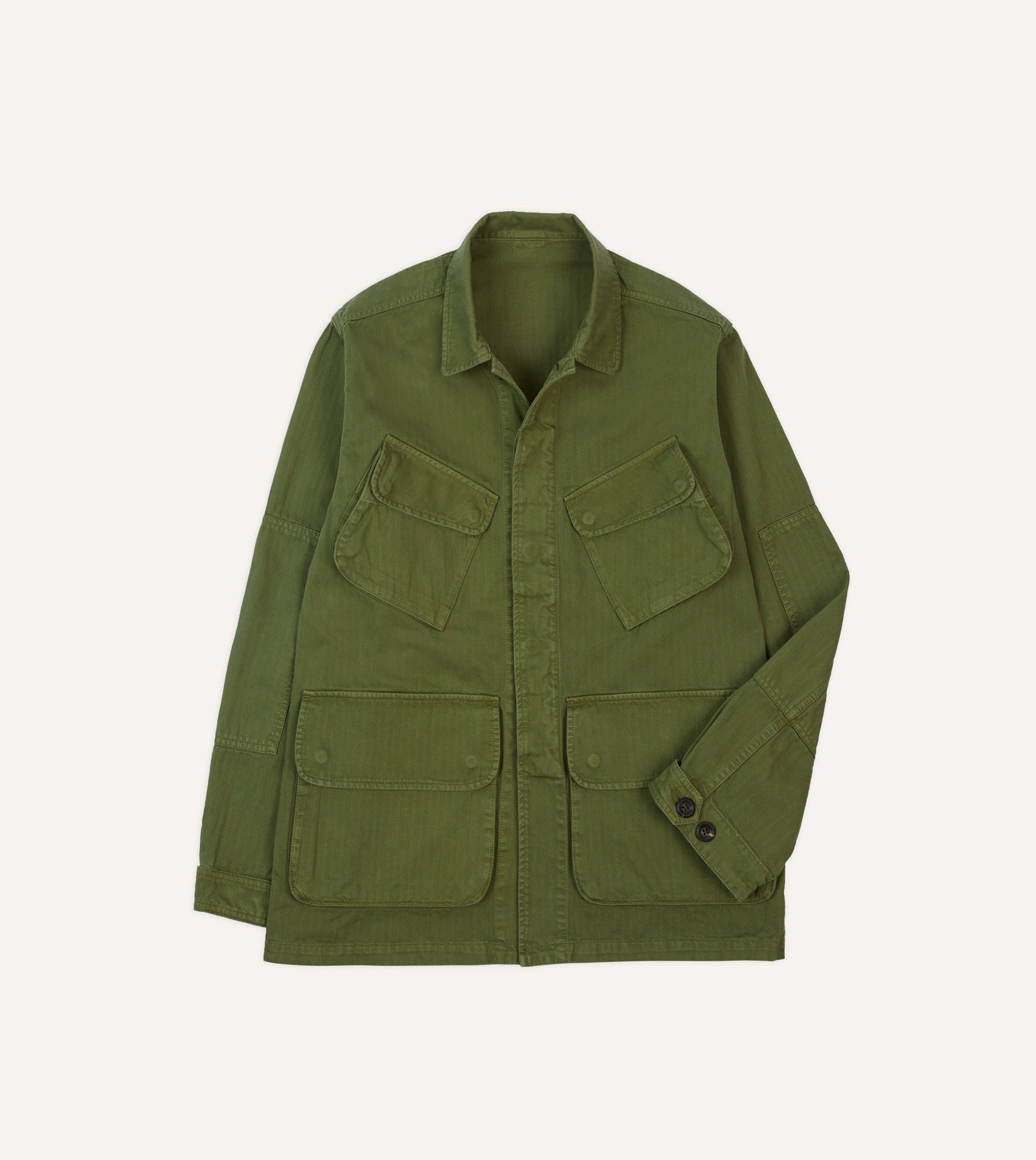 Herringbone Cotton Jungle Jacket