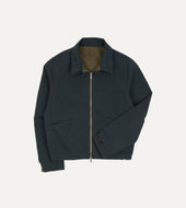 And Navy Reversible Cotton Blouson Jacket