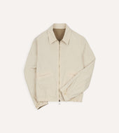 And Tan Reversible Cotton Blouson Jacket