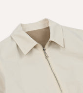 And Tan Reversible Cotton Blouson Jacket