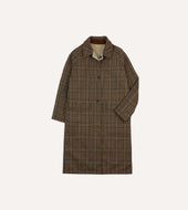Reversible Cotton Tweed Raglan Mac