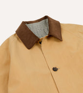 Reversible Linen Cotton Raglan Mac