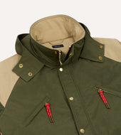 And Ecru Nylon Windbreaker