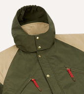 And Ecru Nylon Windbreaker