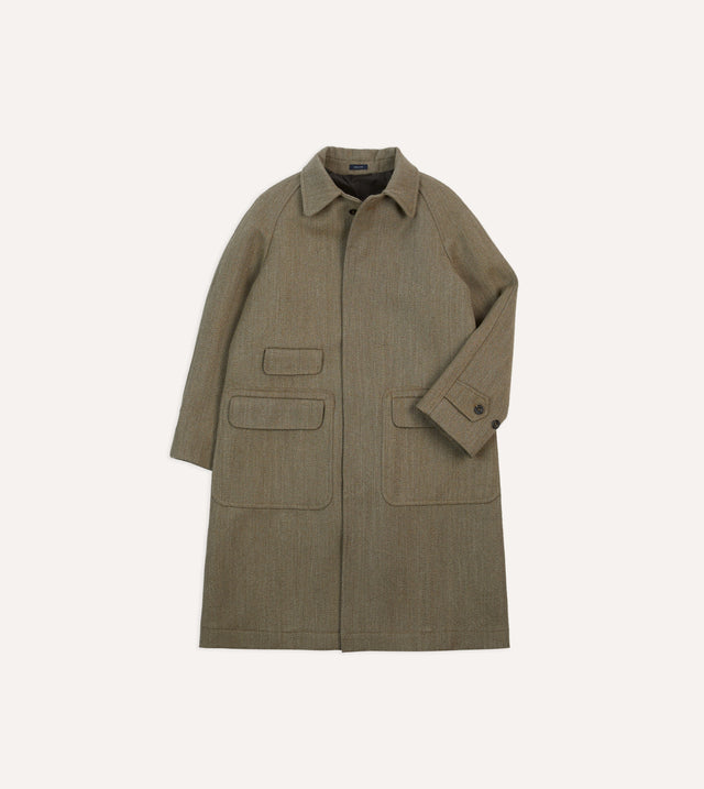 Lovat Keeper S Tweed Raglan Coat